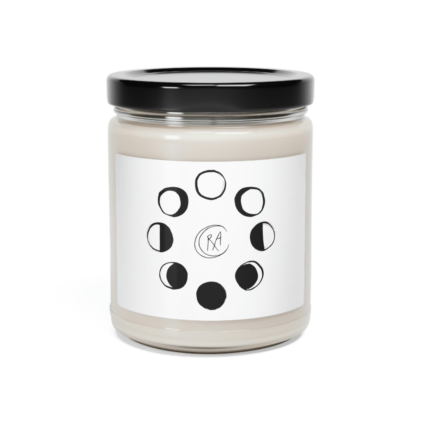 Full Moon Lunar Phase Scented Soy Candle, 9oz